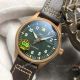 Super Clone IWC Big Pilot's Spitfire Bronze Green Dial Watch Swiss 9015 (2)_th.jpg
